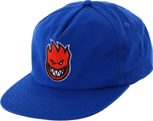 Spitfire Bighead Fill Snapback Hat - blue/red - view large