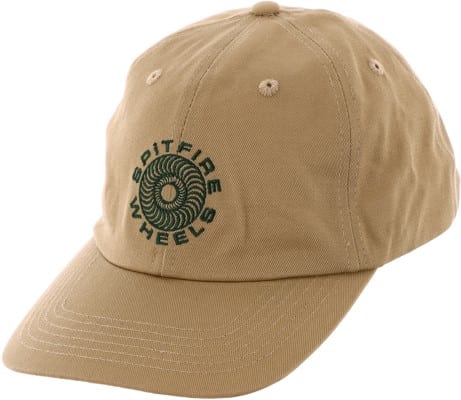 Spitfire Classic 87' Swirl Strapback Hat - tan/dark green - view large