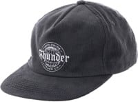 Thunder Worldwide Snapback Hat - charcoal
