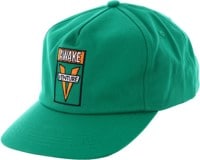Venture Awake Snapback Hat - green/orange