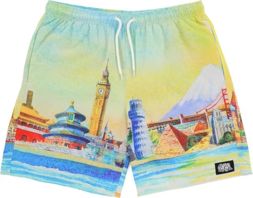 HUF Culture Easy Shorts - yellow - view large