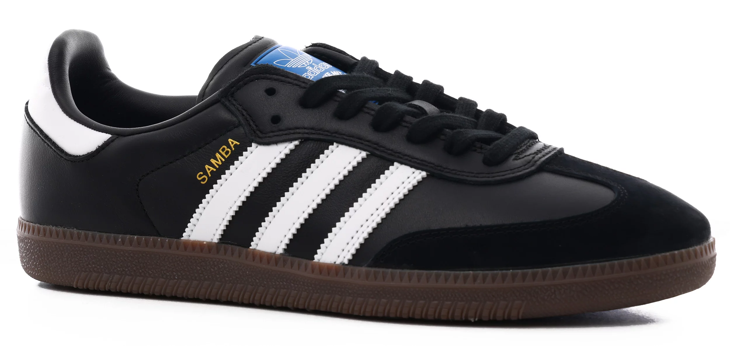 Adidas Samba ADV Skate Shoes - core black/footwear white/gold