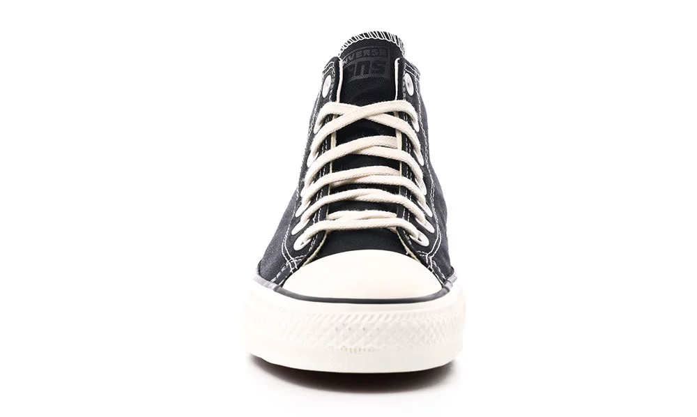 Converse Chuck Taylor All Star Pro Mid Skate Shoes - black/black/egret - Free Shipping | Tactics Converse Chuck Taylor All Star Pro Mid Skate Shoes - black/black/egret - Free Shipping | Tactics