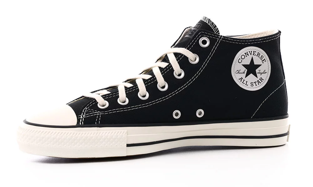 Converse Chuck Taylor All Star Pro Mid Skate Shoes - black/black/egret -  Free Shipping | Tactics