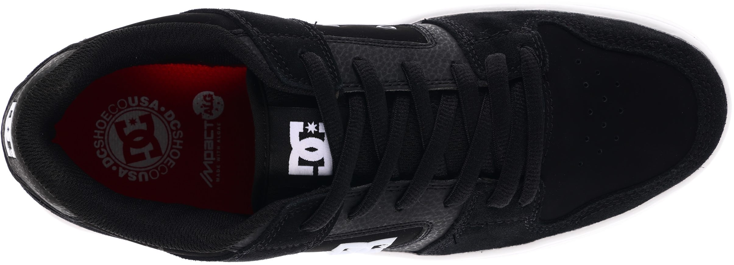 DC Shoes Manteca 4S Skate Shoes - black/white/gum | Tactics