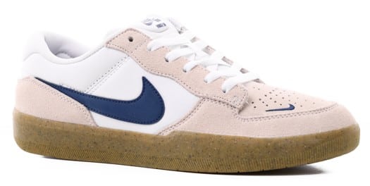 Nike SB Force 58 Skate Shoes - white/navy-white-gum light brown - view large