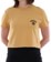 Volcom Women's Pocket Dial T-Shirt - dust gold