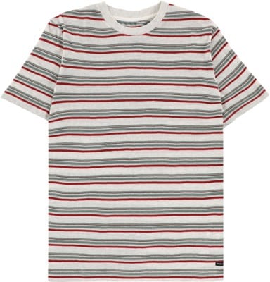 RVCA Ramshackle Micro Stripe T-Shirt - snow white - view large