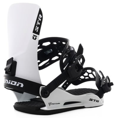 Union STR Snowboard Bindings (Closeout) 2023 - white - view large