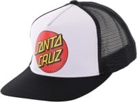 Santa Cruz Classic Dot Trucker Hat - black/white