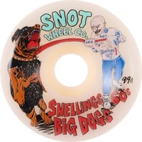Snot Snellings Big Dogs Skateboard Wheels - white (99a)
