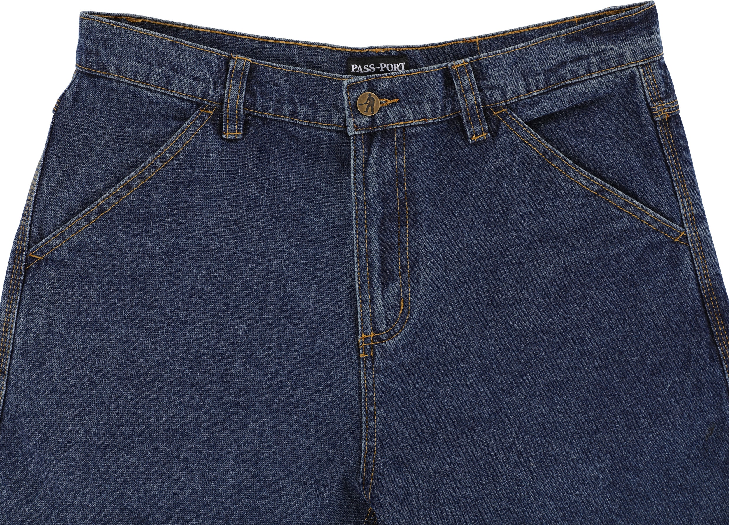 Passport Workers Club Jeans - washed dark indigo | Tactics