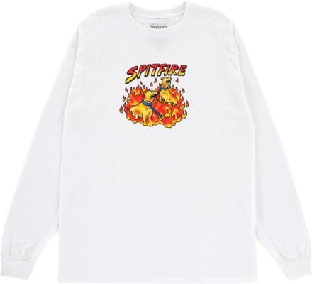 Spitfire SF Hell Hounds L/S T-Shirt - white - view large
