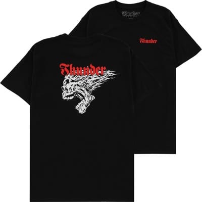 Thunder Screaming Skull Redux T-Shirt - black - view large