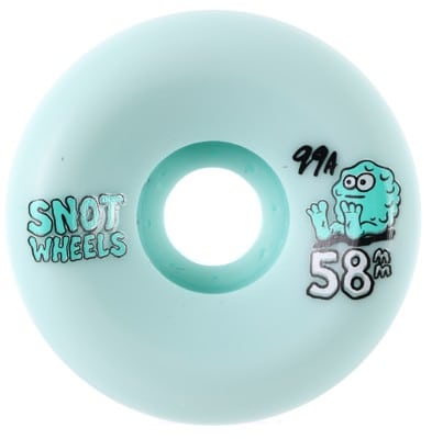 Snot Team Conical Skateboard Wheels - teal (99a) - view large