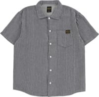 RVCA Dayshift Stripe II S/S Shirt - moody blue