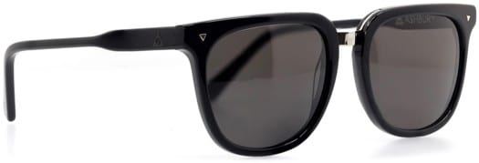 Ashbury Pistol Sunglasses - black gloss/cr39 grey lens - view large