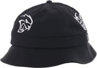 Alltimers Hell Demon Embroidered Bucket Hat - black