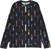 Burton Midweight Base Layer Crewneck Shirt - history of sb black