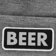 heather grey (beer) - front detail