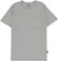 Patagonia Trail Harbor Pocket T-Shirt - meiners stripe: salt grey