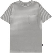Patagonia Trail Harbor Pocket T-Shirt - meiners stripe: salt grey