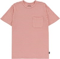 Patagonia Trail Harbor Pocket T-Shirt - meiners stripe: sunfade pink