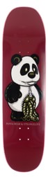 StrangeLove Panda 8.625 Screen Printed Skateboard Deck - glow in the dark