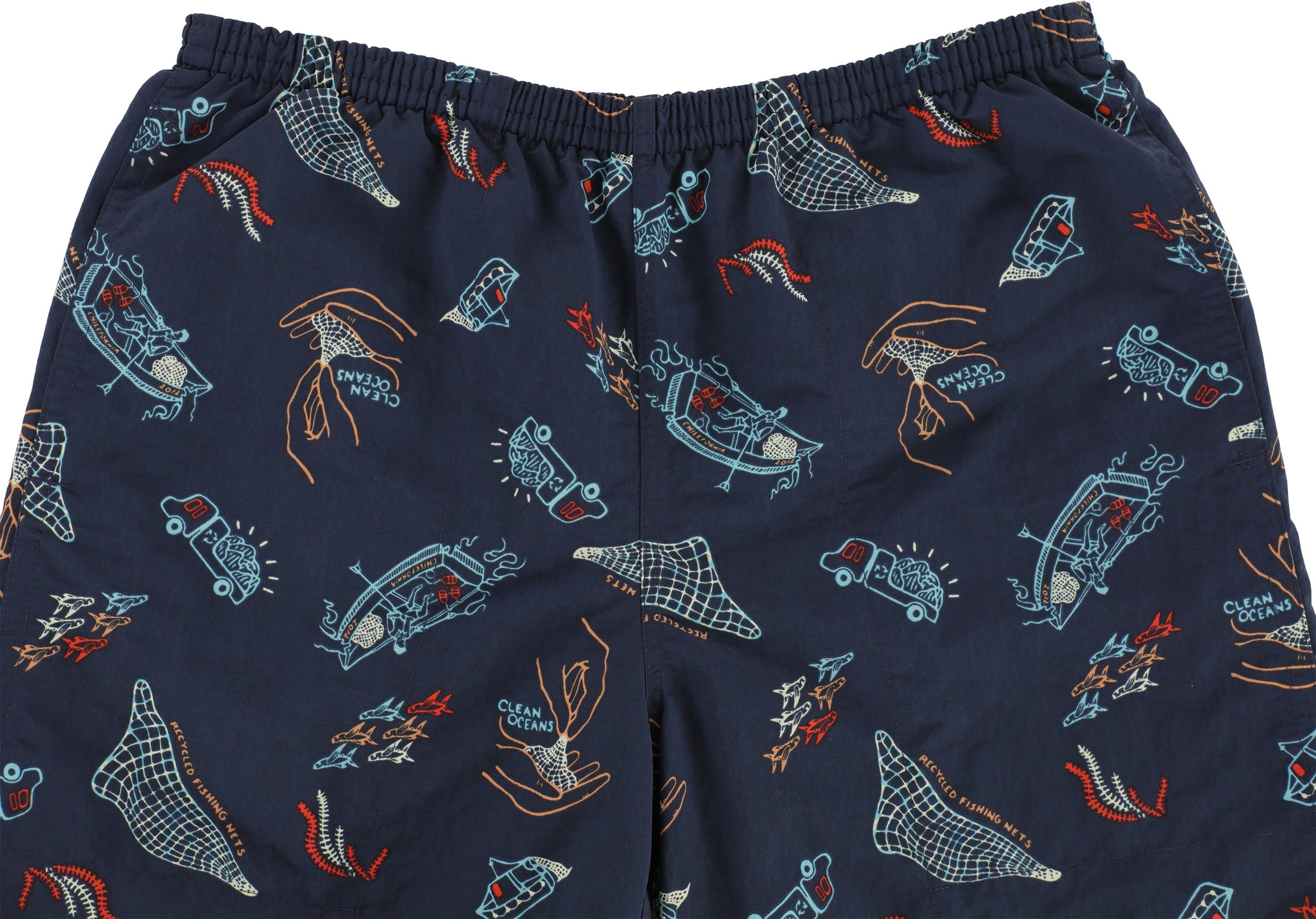 Patagonia Baggies 7" Long Shorts clean currents tidepool blue Tactics