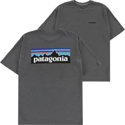 Patagonia P-6 Logo Responsibili-Tee T-Shirt - plume grey - view large