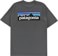 Patagonia P-6 Logo Responsibili-Tee T-Shirt - plume grey - reverse