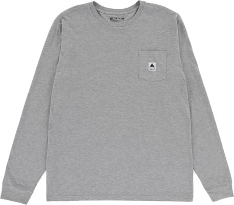 Burton Colfax L/S T-Shirt - gray heather - view large