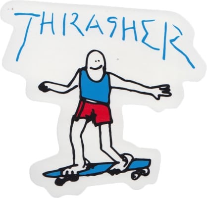 Thrasher Gonz Logo Sticker - white - view large