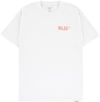 Miles Logo Hit T-Shirt - white
