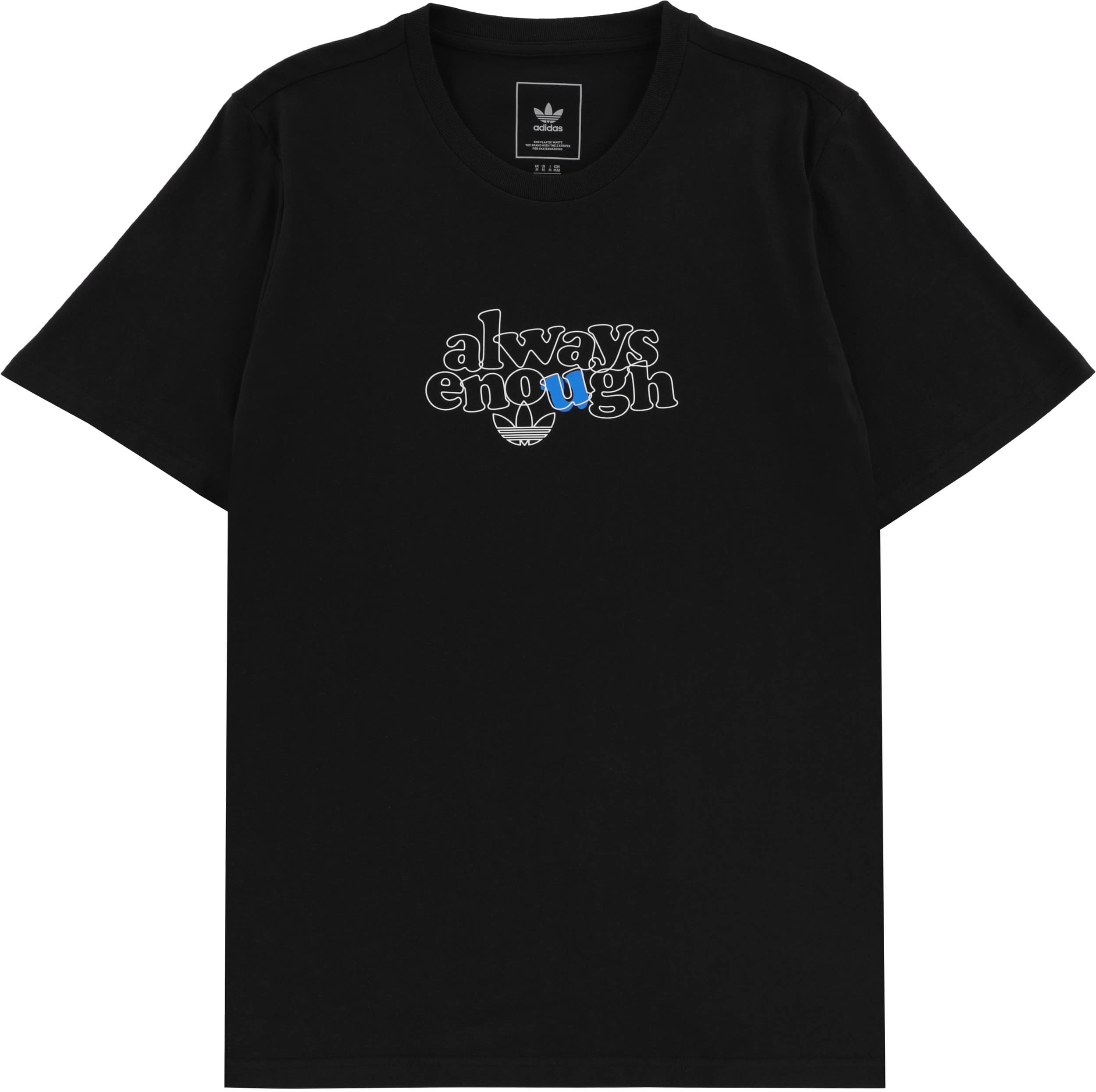 Adidas Daewon Message T-Shirt - black/white/bluebird | Tactics