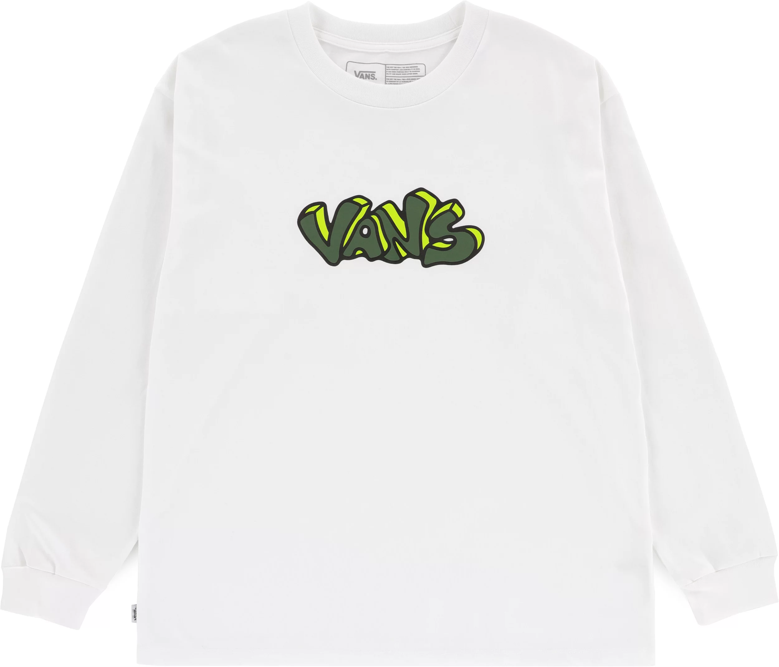 Vans Off The Wall L/S T-Shirt - white | Tactics
