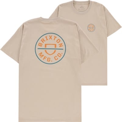 Brixton Crest II T-Shirt - cream/orange - view large
