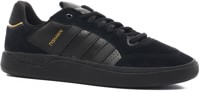 Adidas Tyshawn Low Skate Shoes - core black/core black/gold metallic