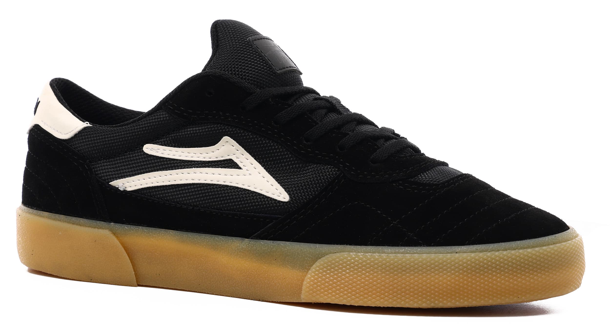 Lakai Cambridge Skate Shoes black/glow suede Tactics
