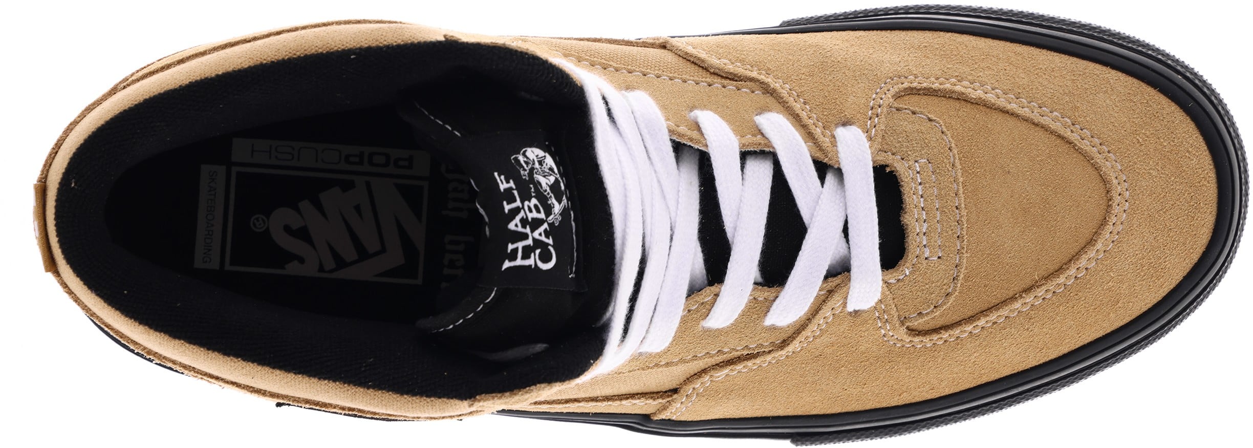 Vans Skate Half Cab Shoes (elijah berle) khaki/black Free Shipping