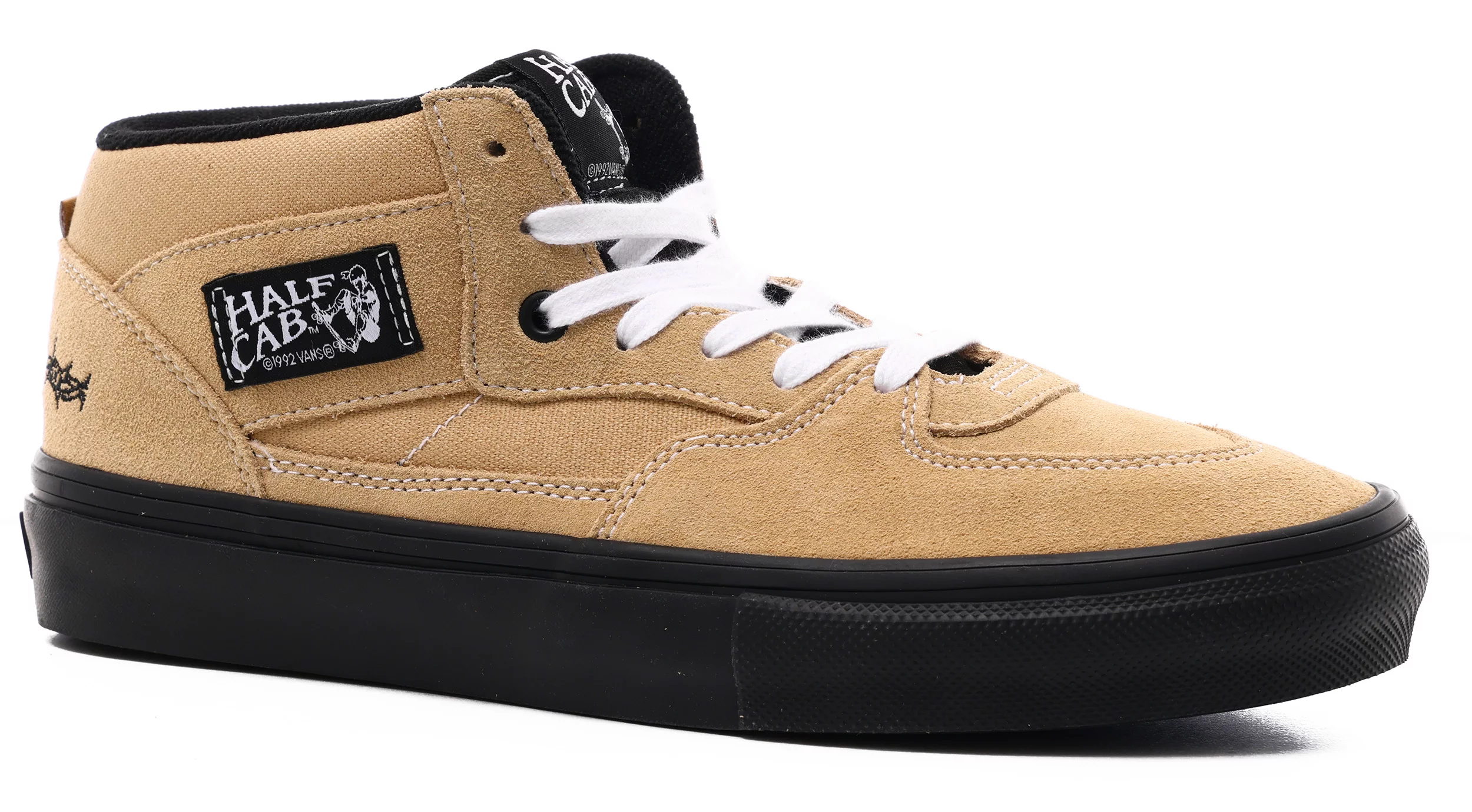 black khaki vans
