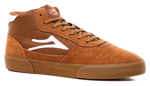 Lakai Cambridge Mid Skate Shoes - tobacco suede - view large