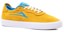 gold blue suede