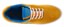 Lakai Essex Skate Shoes (Closeout) - gold blue suede - top