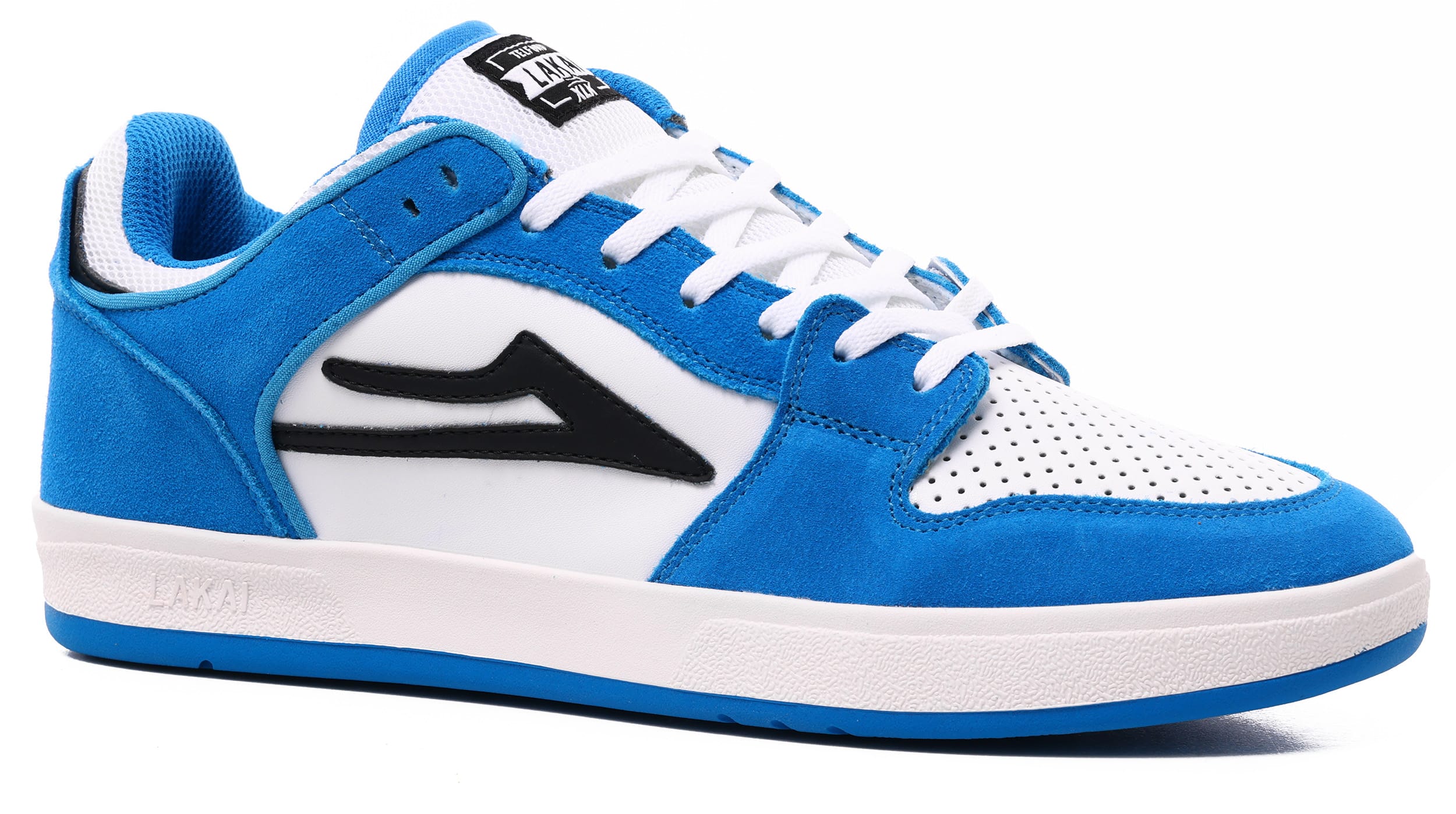 Lakai Telford Low Skate Shoes moroccan blue suede Tactics