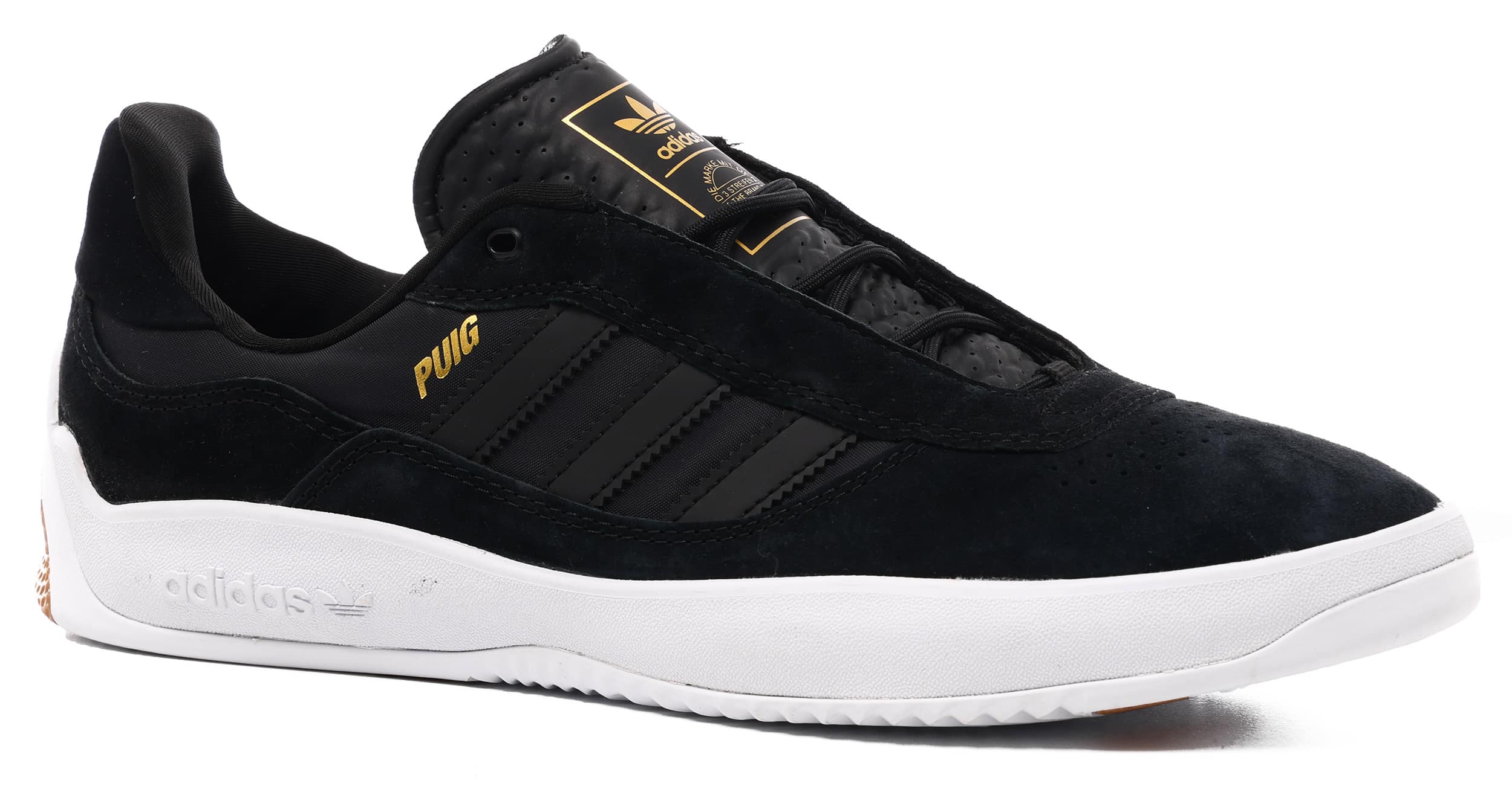 Adidas PUIG Skate Shoes - core black/core black/footwear white - Free Shipping | Tactics