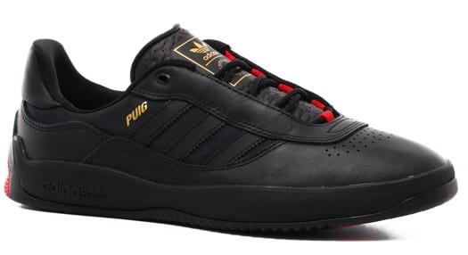 Adidas PUIG Skate Shoes - core black/core black/scarlet - view large