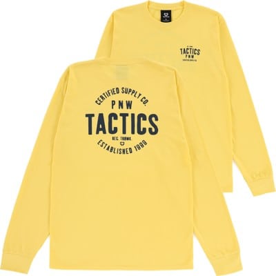 Tactics PNW Supply L/S T-Shirt - yellow - view large