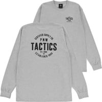 Tactics PNW Supply L/S T-Shirt - heather grey