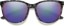 Smith Lake Shasta Polarized Sunglasses - black marble/chromapop violet mirror polarized lens - front